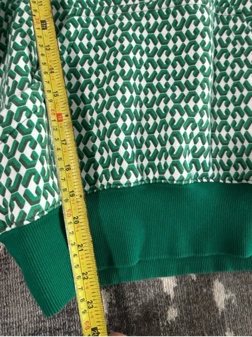 Nike Sportswear Phoenix Fleece x Nike United Green Pattern Oversized Hoodie XS
